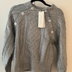 Veronica Beard Grady Metallic Sweater